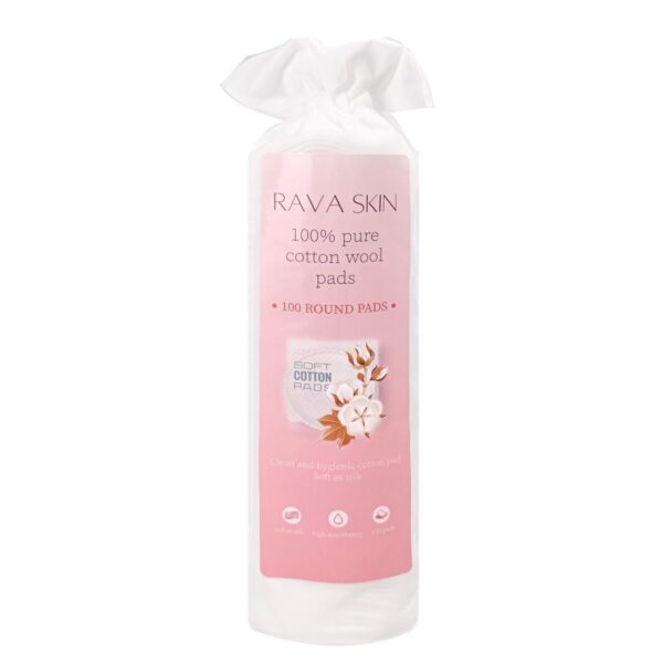 RAVASKIN 100% Pure Cotton Wool Pads